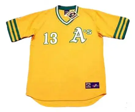 JOHN “BLUE MOON” ODOM Oakland Athletics 1972 Majestic Cooperstown Baseball Jersey