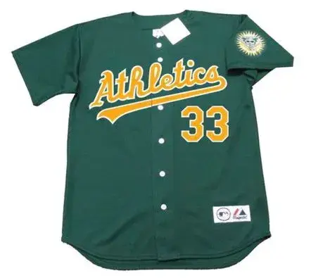 JOSE CANSECO Oakland Athletics 1997 Alternate Majestic Baseball Throwback Jersey