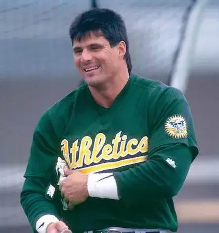 JOSE CANSECO Oakland Athletics 1997 Alternate Majestic Baseball Throwback Jersey 