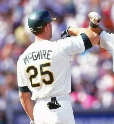 MARK McGWIRE Oakland Athletics 1989 Away Majestic Baseball Throwback Jersey 