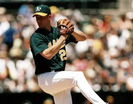 MARK MULDER Oakland Athletics 2000 Majestic Throwback Baseball Jersey 