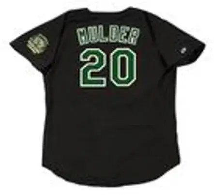 MARK MULDER Oakland Athletics 2000 Majestic Throwback Baseball Jersey 