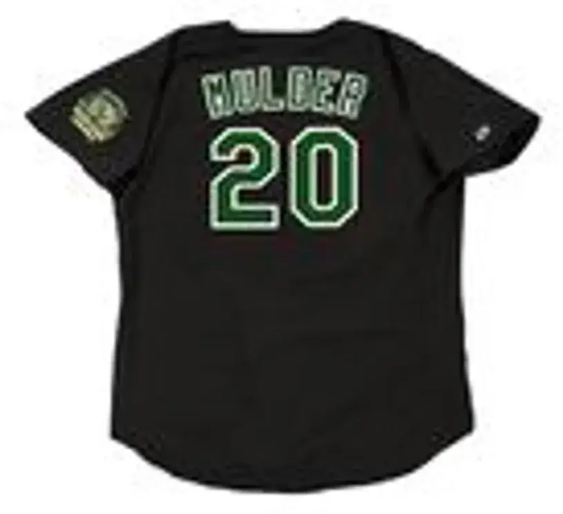 MARK MULDER Oakland Athletics 2000 Majestic Throwback Baseball Jersey 