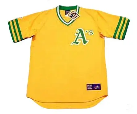MC HAMMER Oakland Athletics 1970’s Majestic Cooperstown Throwback Baseball Jersey