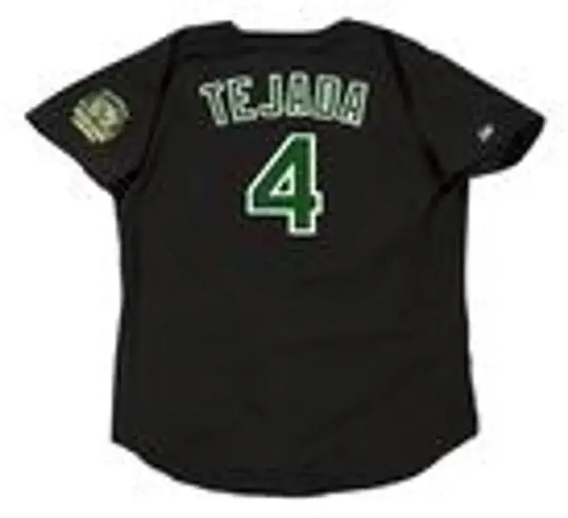 MIGUEL TEJADA Oakland Athletics 2000 Majestic Throwback Baseball Jersey 