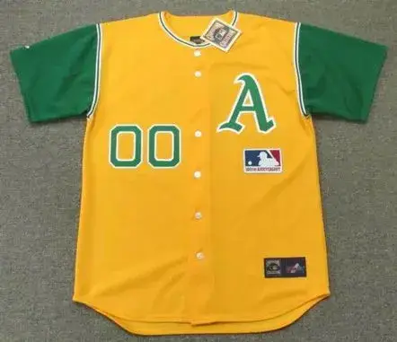 OAKLAND ATHLETICS 1969 Majestic Throwback Jersey Customized “Any Name & Number(s)”