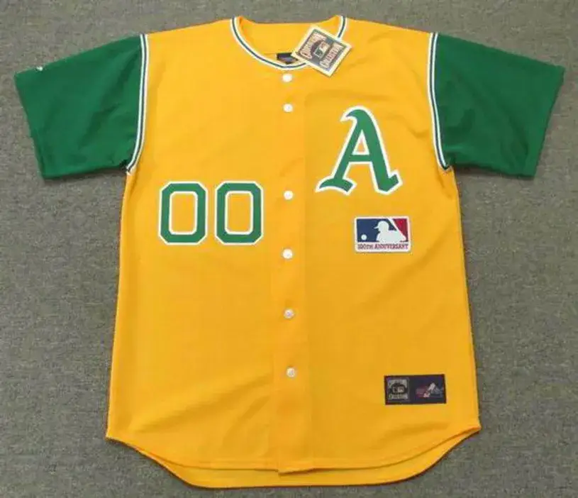 OAKLAND ATHLETICS 1969 Majestic Throwback Jersey Customized “Any Name & Number(s)”