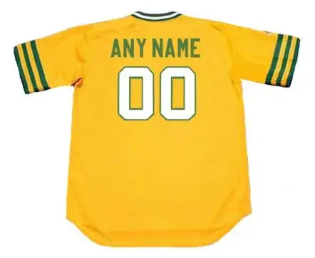OAKLAND ATHLETICS 1972 Majestic Throwback Jersey Customized “Any Name & Number(s)”