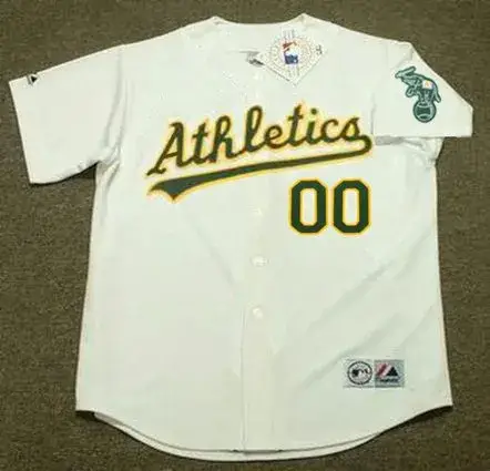 OAKLAND ATHLETICS 1990’s Home Majestic Throwback Jersey Customized “Any Name & Number(s)”