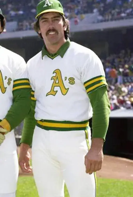 RAY FOSSE Oakland Athletics 1973 Home Majestic Throwback Baseball Jersey 