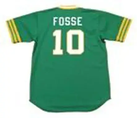 RAY FOSSE Oakland Athletics 1973 Majestic Cooperstown Away Baseball Jersey 
