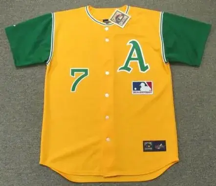 RICK MONDAY Oakland Athletics 1969 Majestic Cooperstown Throwback Jersey