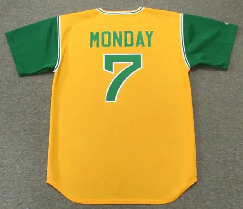 RICK MONDAY Oakland Athletics 1969 Majestic Cooperstown Throwback Jersey 
