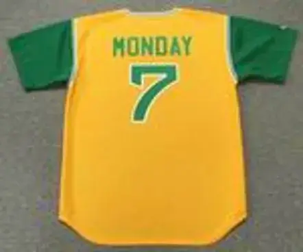RICK MONDAY Oakland Athletics 1969 Majestic Cooperstown Throwback Jersey 
