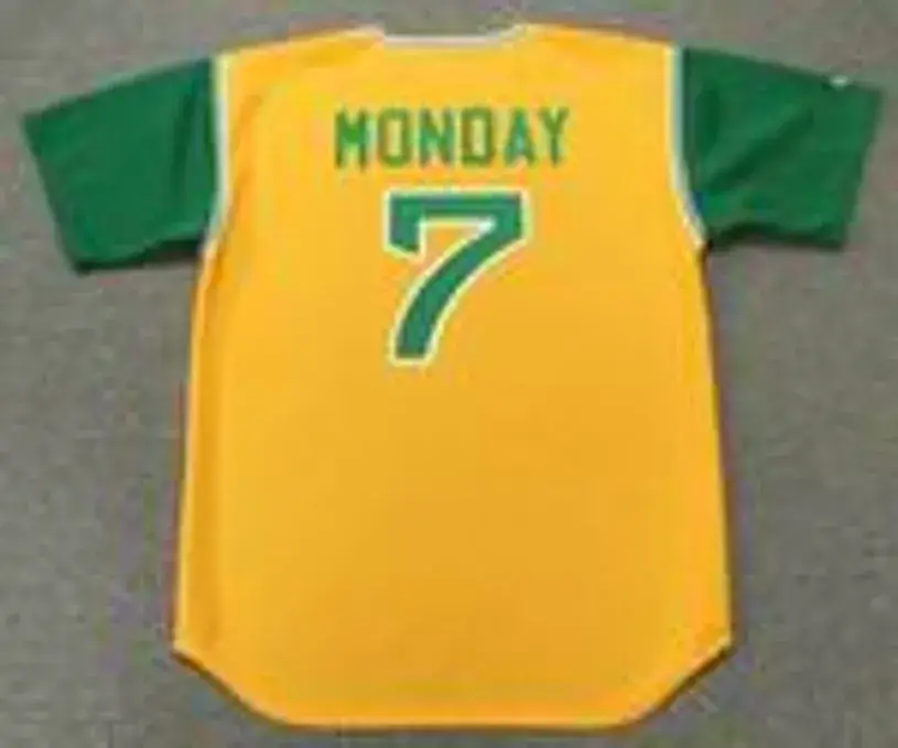 RICK MONDAY Oakland Athletics 1969 Majestic Cooperstown Throwback Jersey 