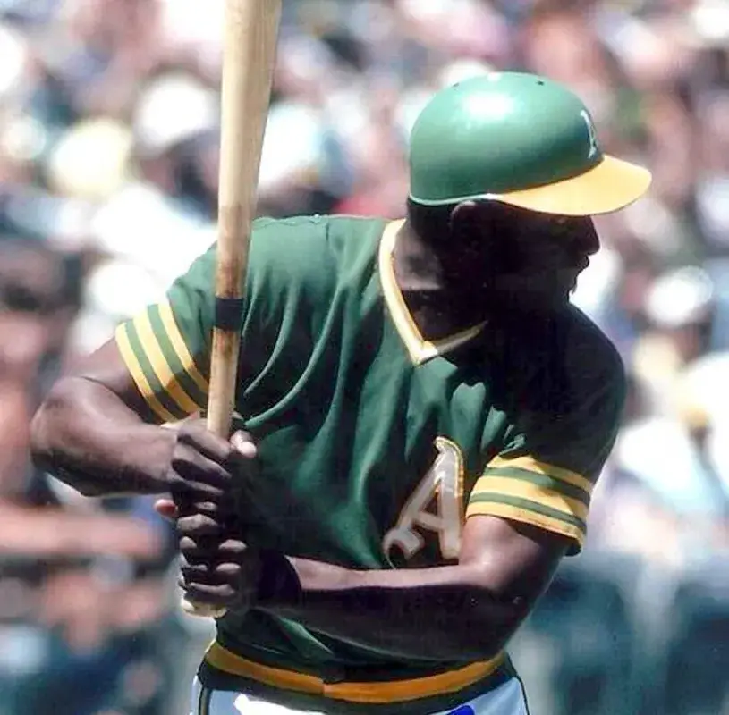 RICO CARTY Oakland Athletics 1973 Majestic Cooperstown Away Baseball Jersey 