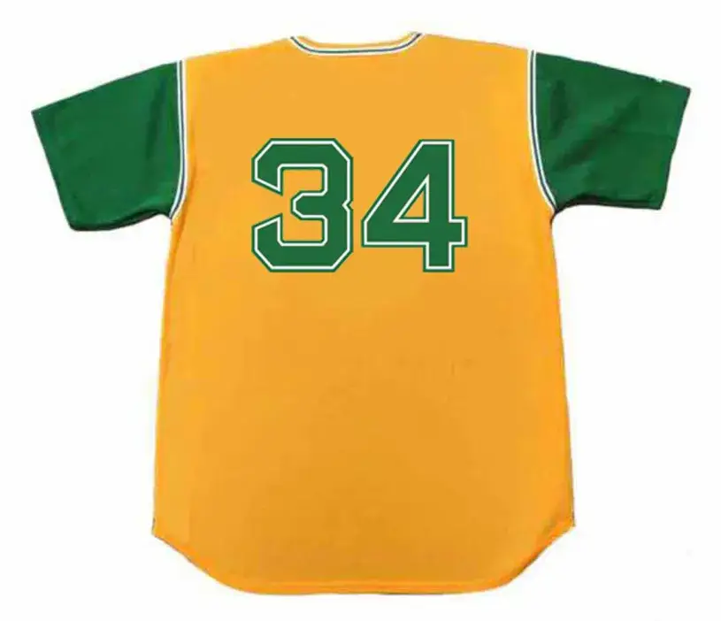 ROLLIE FINGERS Oakland Athletics 1968 Majestic Cooperstown Throwback Jersey