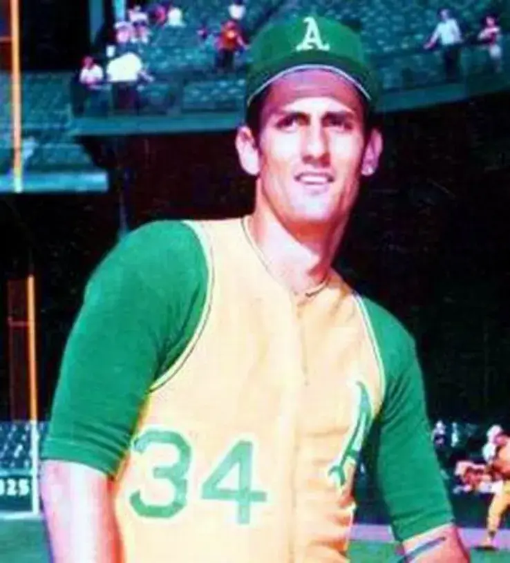 ROLLIE FINGERS Oakland Athletics 1969 Majestic Cooperstown Throwback Baseball Jersey 