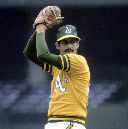 ROLLIE FINGERS Oakland Athletics 1973 Majestic Throwback Baseball Jersey 