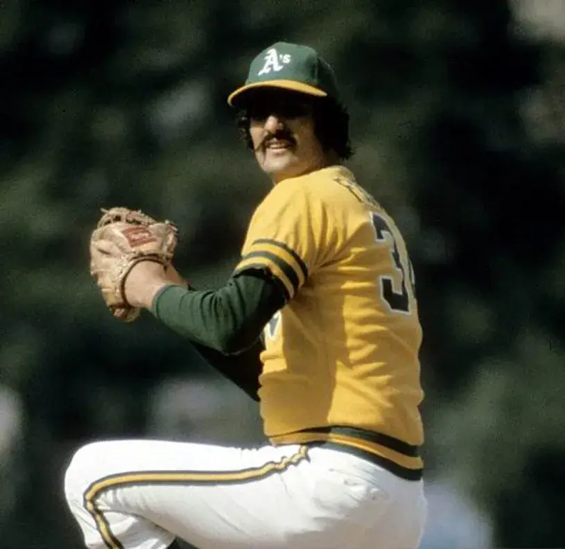 ROLLIE FINGERS Oakland Athletics 1974 Majestic Cooperstown Baseball Jersey 