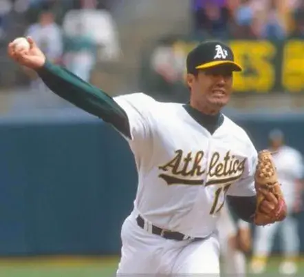 RON DARLING Oakland Athletics 1992 Home Majestic Baseball Throwback Jersey 