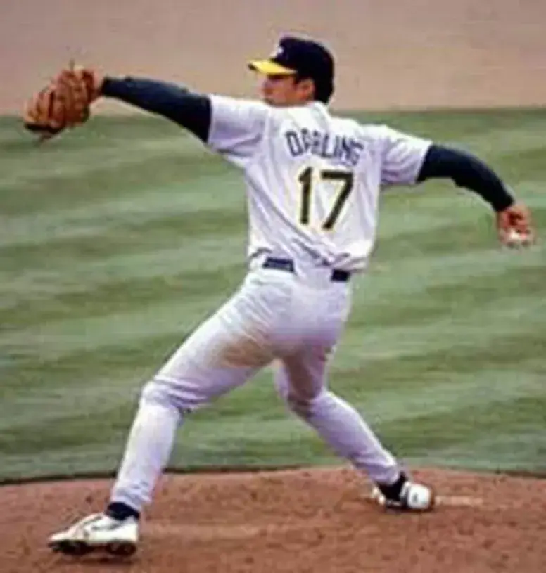 RON DARLING Oakland Athletics 1992 Home Majestic Baseball Throwback Jersey 