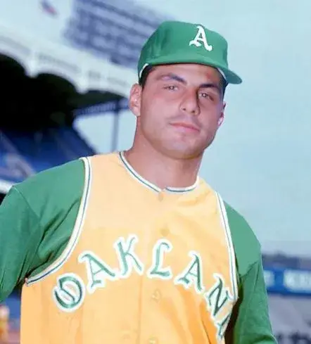 SAL BANDO Oakland Athletics 1968 Majestic Cooperstown Throwback Baseball Jersey 