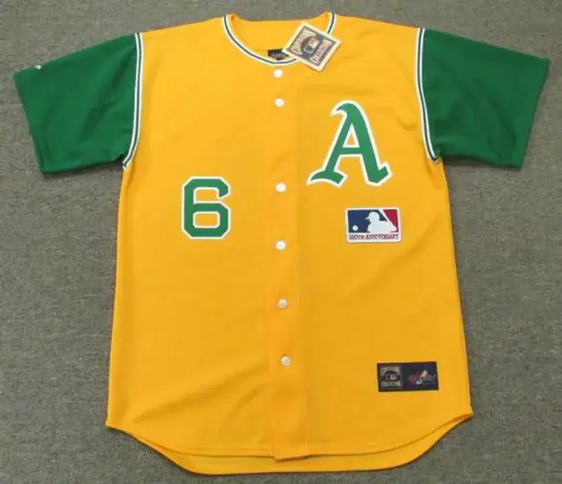 SAL BANDO Oakland Athletics 1969 Majestic Cooperstown Throwback Baseball Jersey