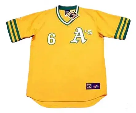 SAL BANDO Oakland Athletics 1972 Majestic Throwback Baseball Jersey 