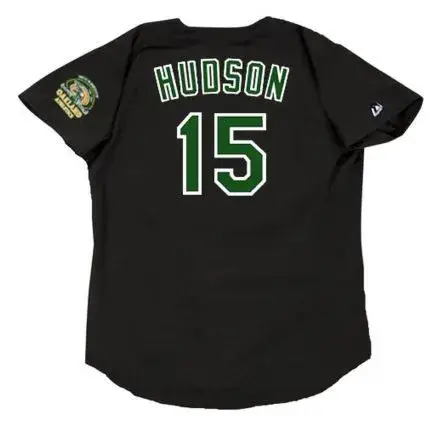 TIM HUDSON Oakland Athletics 2000 Majestic Throwback Baseball Jersey 