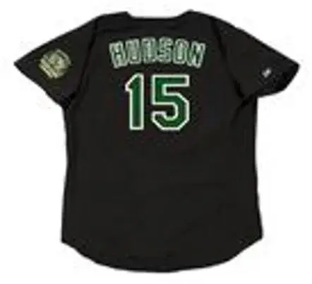 TIM HUDSON Oakland Athletics 2000 Majestic Throwback Baseball Jersey 