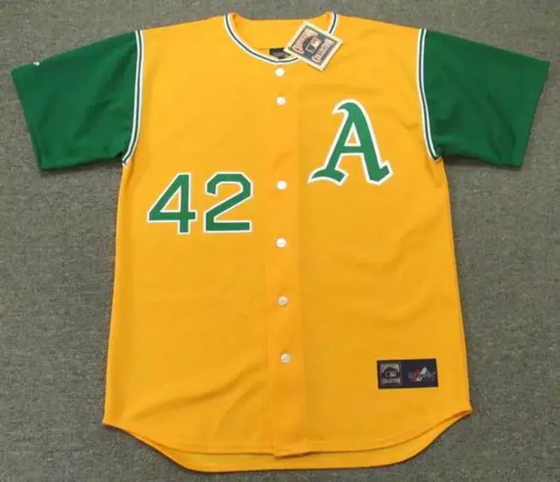TONY LARUSSA Oakland Athletics 1971 Majestic Cooperstown Throwback Jersey
