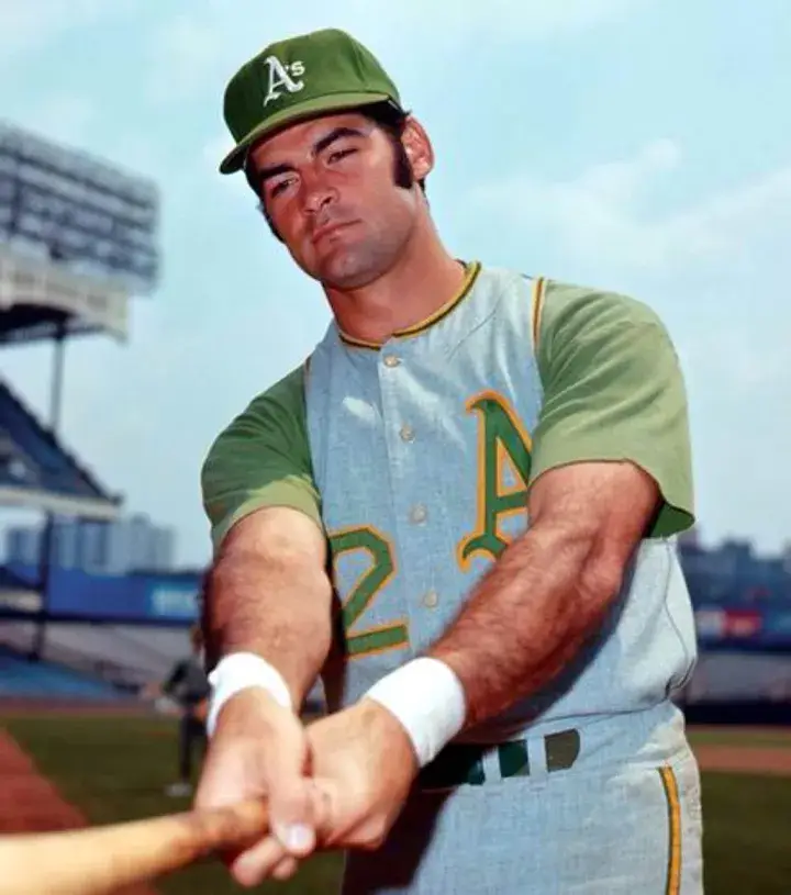 TONY LARUSSA Oakland Athletics 1971 Majestic Cooperstown Throwback Jersey 