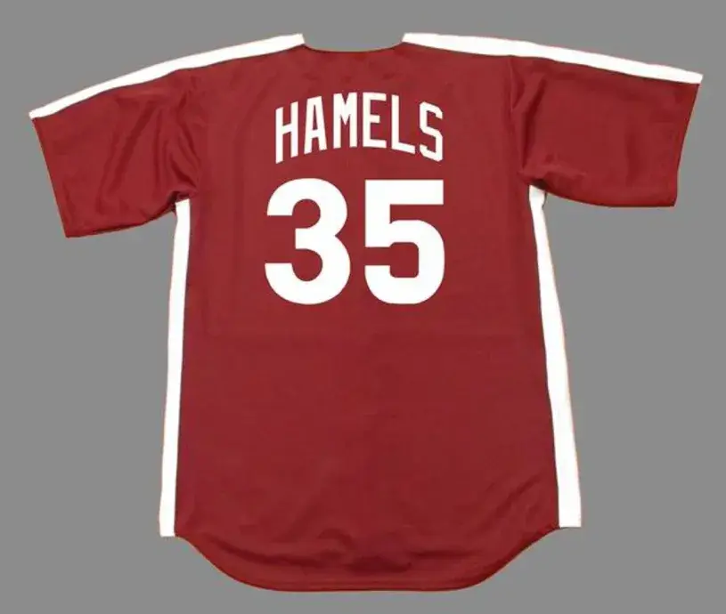 COLE HAMELS Philadelphia Phillies 1979 Majestic Cooperstown Throwback Jersey 
