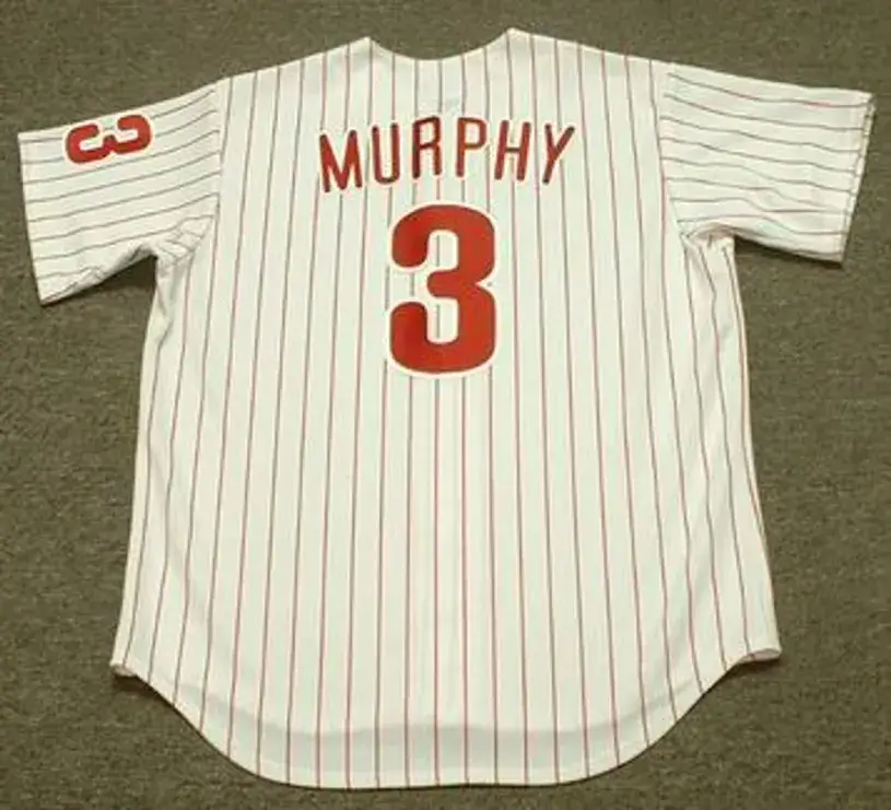 DALE MURPHY Philadelphia Phillies 1992 Majestic Throwback Baseball Jersey 