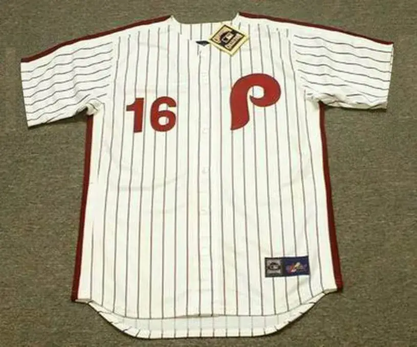 DON MONEY Philadelphia Phillies 1972 Majestic Cooperstown Throwback Home Baseball Jersey