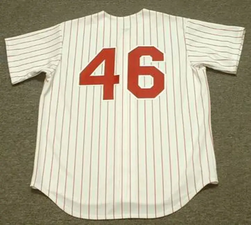 FERGUSON JENKINS Philadelphia Phillies 1960’s Majestic Throwback Baseball Jersey 