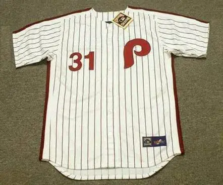 GARRY MADDOX Philadelphia Phillies 1980 Majestic Cooperstown Throwback Home Baseball Jersey