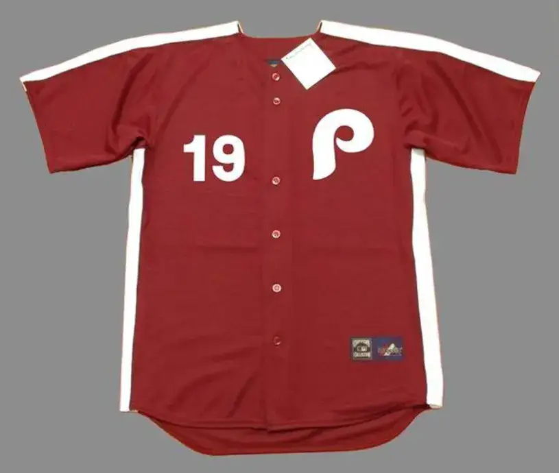 GREG LUZINSKI Philadelphia Phillies 1979 Majestic Cooperstown Throwback Jersey