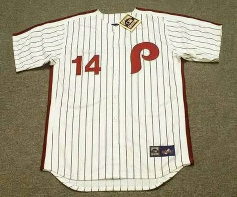 JIM BUNNING Philadelphia Phillies 1971 Majestic Cooperstown Throwback Baseball Jersey