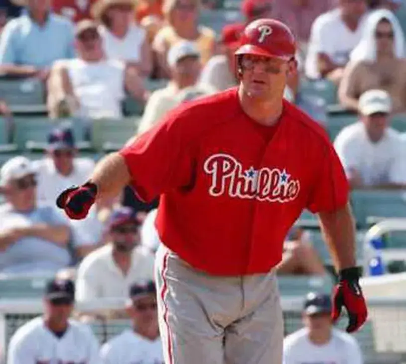 JIM THOME Philadelphia Phillies 2003 Majestic Authentic Throwback Baseball Jersey 