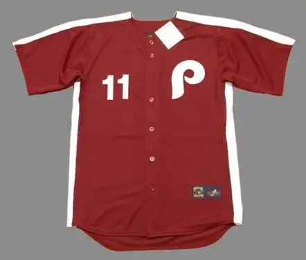 JIMMY ROLLINS Philadelphia Phillies 1979 Majestic Cooperstown Throwback Jersey