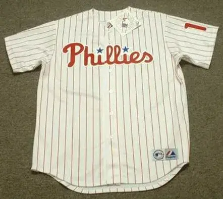 JIMMY ROLLINS Philadelphia Phillies 2006 Majestic Throwback Home Baseball Jersey