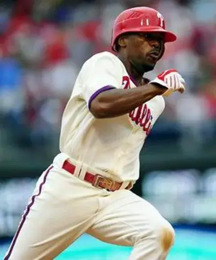 JIMMY ROLLINS Philadelphia Phillies 2012 Majestic Authentic “Cool Base” Alternate Baseball Jersey 