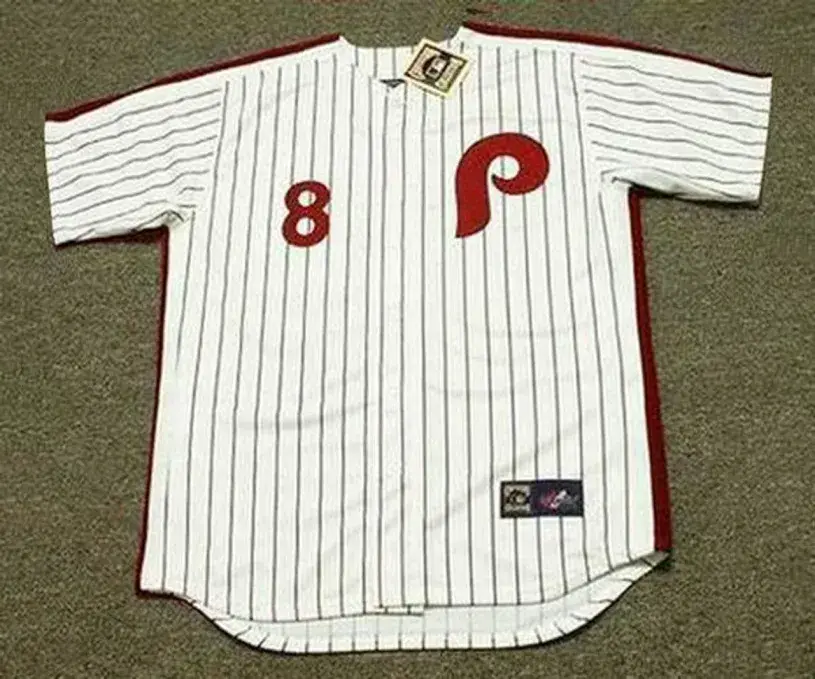 JOE MORGAN Philadelphia Phillies 1983 Cooperstown Throwback Home Baseball Jersey