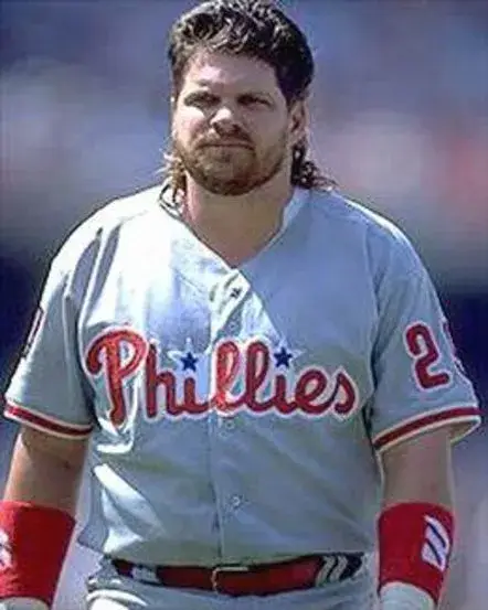 JOHN KRUK Philadelphia Phillies 1993 Majestic Throwback Away Baseball Jersey 