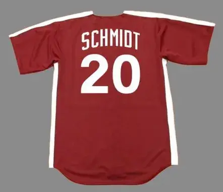 MIKE SCHMIDT Philadelphia Phillies 1979 Majestic Throwback Baseball Jersey 