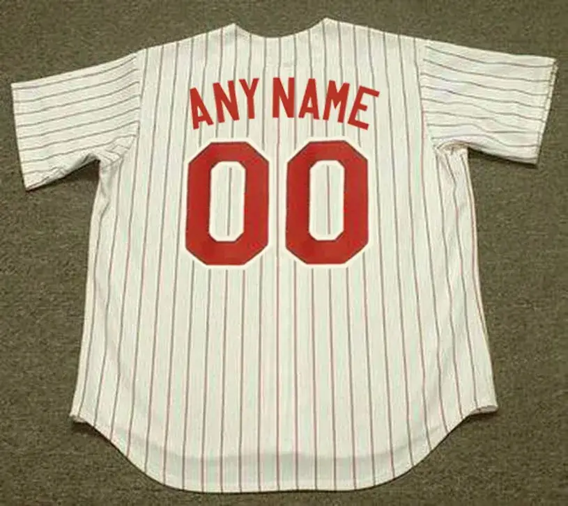 PHILADELPHIA PHILLIES 1960’s Majestic Throwback Home Jersey Customized “Any Name & Number(s)” 
