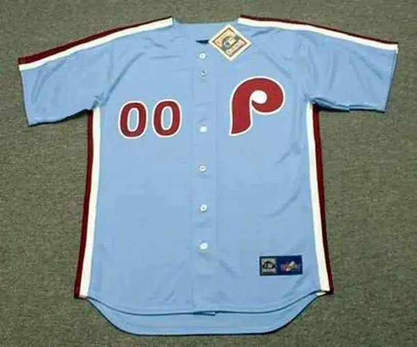 PHILADELPHIA PHILLIES 1980’s Majestic Cooperstown Away Jersey Customized “Any Name & Number(s)”