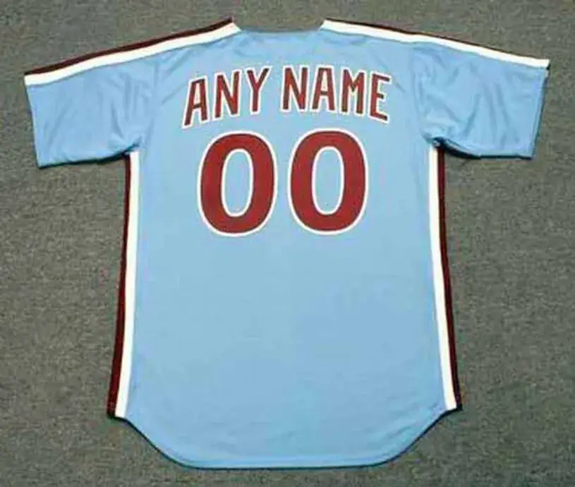 PHILADELPHIA PHILLIES 1980’s Majestic Cooperstown Away Jersey Customized “Any Name & Number(s)” 